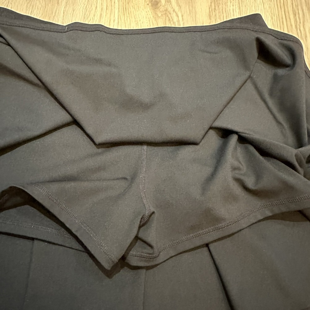 Ivy Park Tennis Skirt Womens Size XL Black Short Lined Golf Pickleball Gym - Picture 6 of 9
